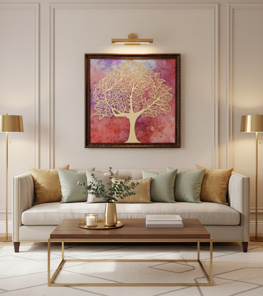 Asma Ul Husna – Exquisite Premium Acrylic Framed Artwork (2x2 Feet)