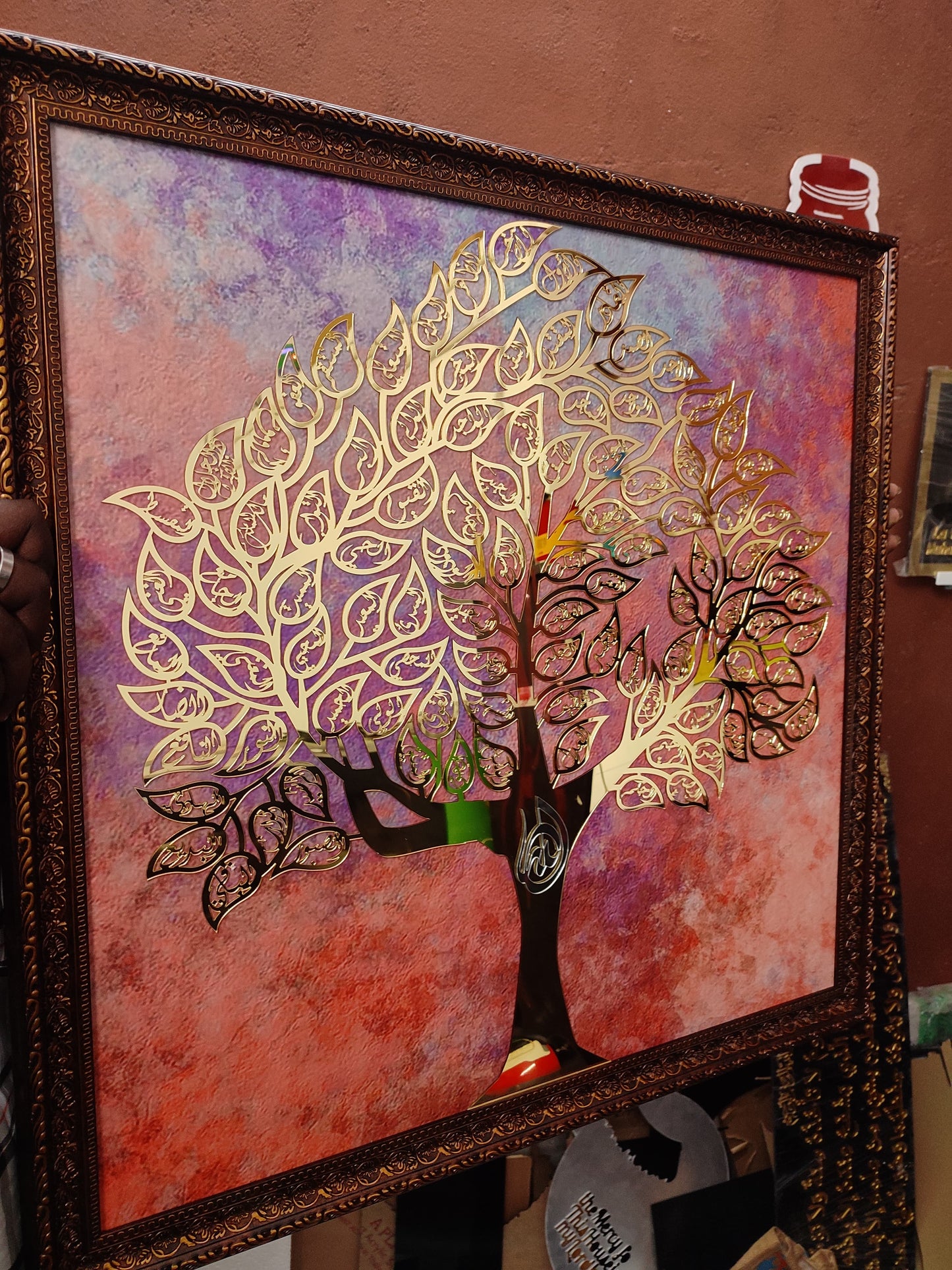 Asma Ul Husna – Exquisite Premium Acrylic Framed Artwork (2x2 Feet)