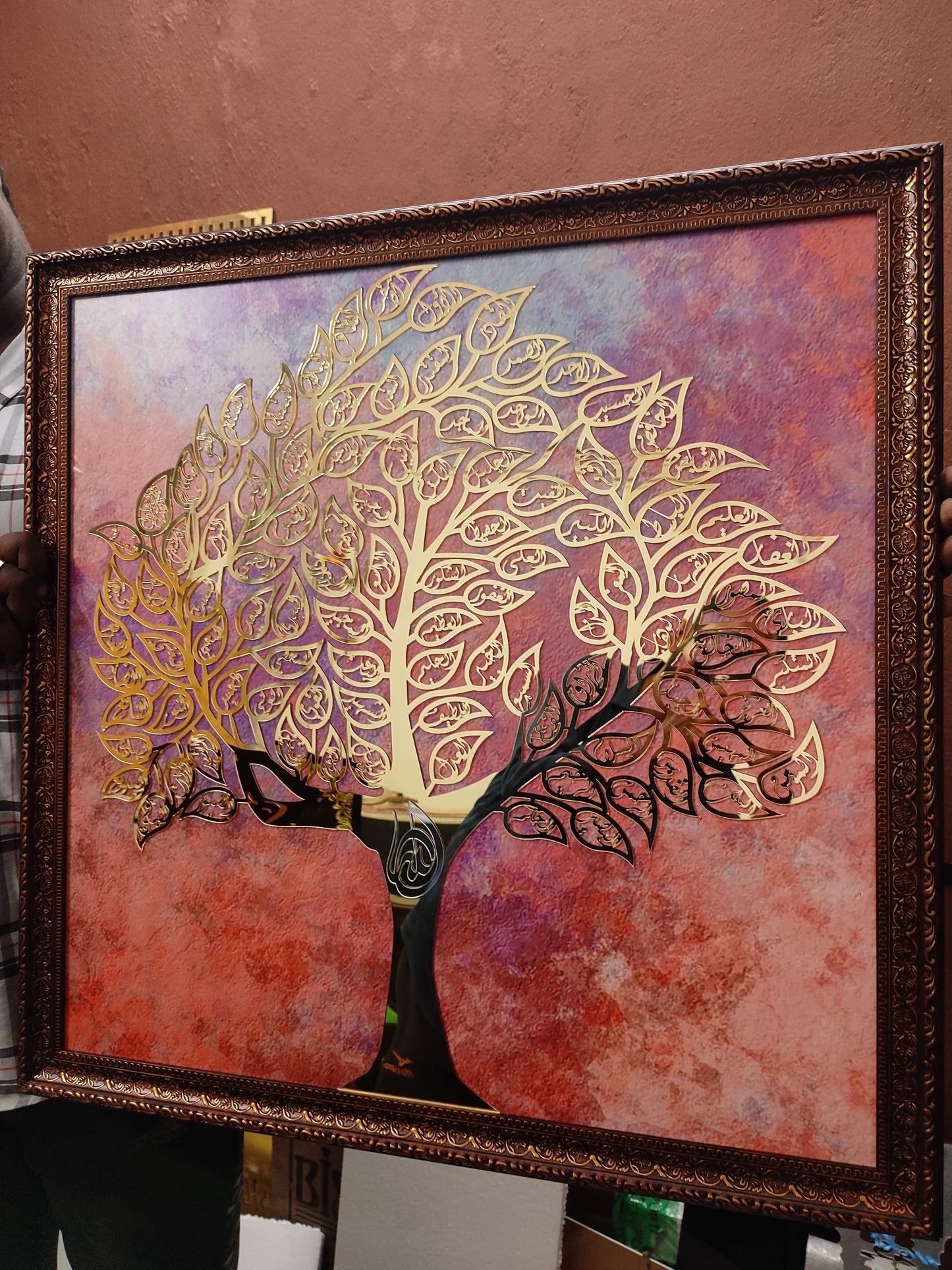 Asma Ul Husna – Exquisite Premium Acrylic Framed Artwork (2x2 Feet)