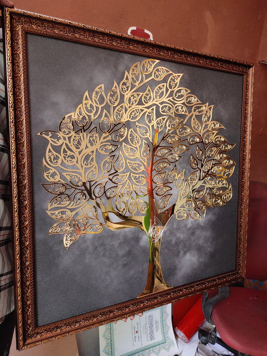 Asma Ul Husna – Exquisite Premium Acrylic Framed Artwork (2x2 Feet)