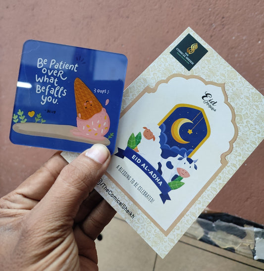 Islamic Quotes fridge magnets - Set of 4 pieces