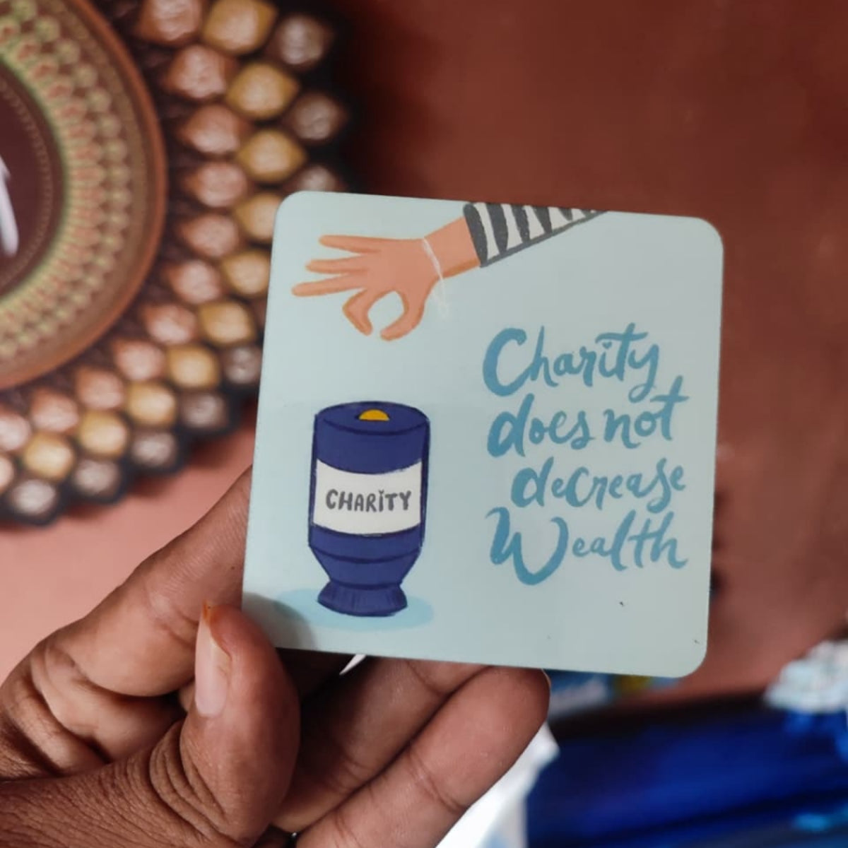 Islamic Fridge magnets - Set of 5 pieces - Each 3x3 inches